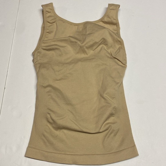 MeMoi V-Neck Wireless Support Shapewear Shaping  Tanktop Biege Size Large - Picture 5 of 7
